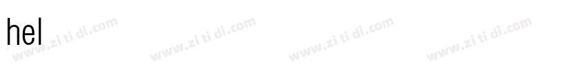 helvetica Light Obli字体转换